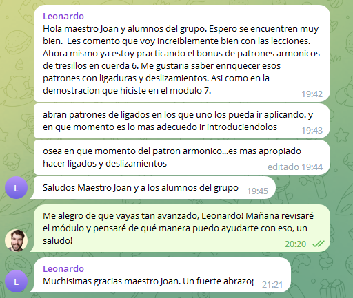 Petición de Leonardo