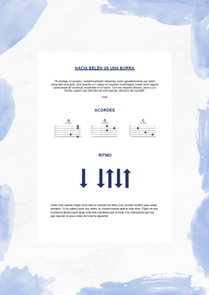 Hacia Belén va una burra